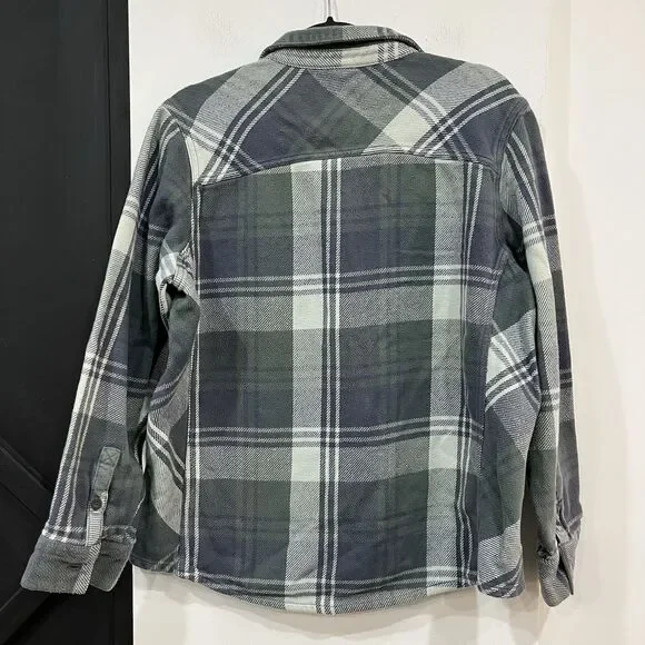 Eastern Mountain Sports Women’s Thick Flannel Shirt Shacket Outdoor XL Cotton - Picture 6 of 6